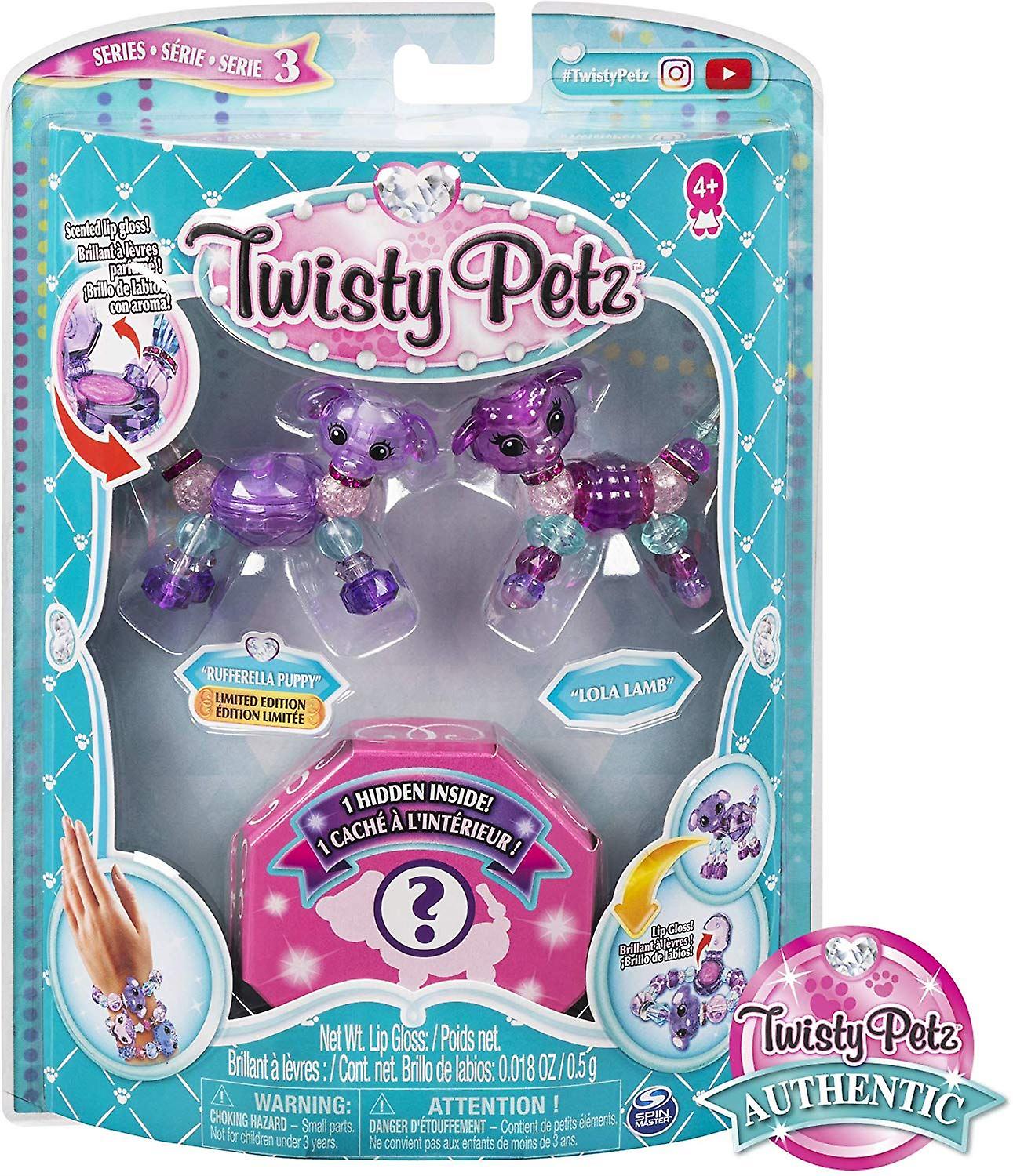 Twisty Petz 3-Pack Serie 3 Rufferella Puppy & Lola Lamb