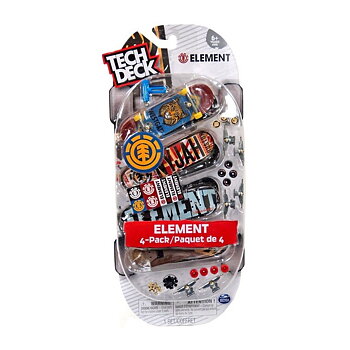 Tech Deck 4-pack Fingerboard Element
