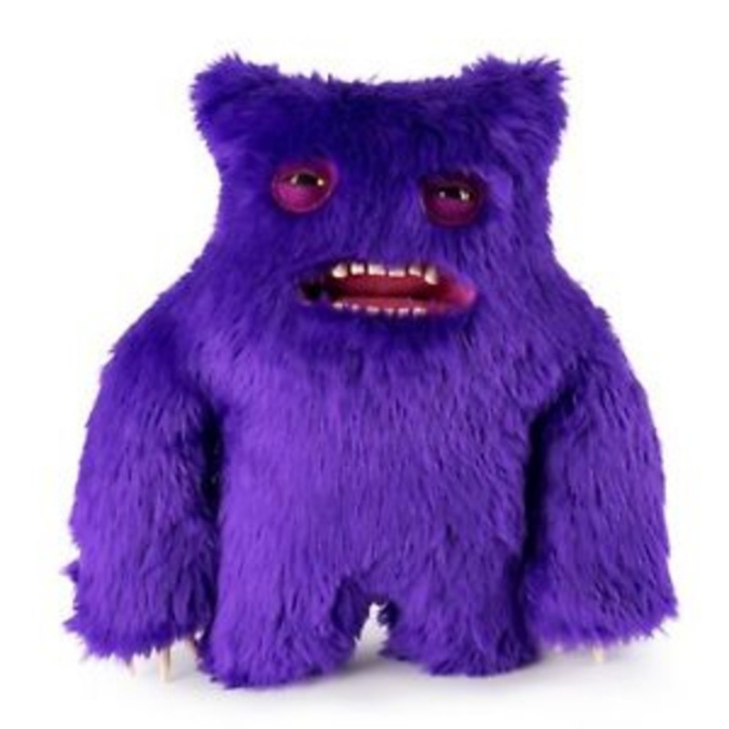 Fuggler Funny Ugly Monster Large Lila hårig - 2