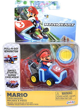 Super Mario Mario Kart Coin Racers Mario Figure	