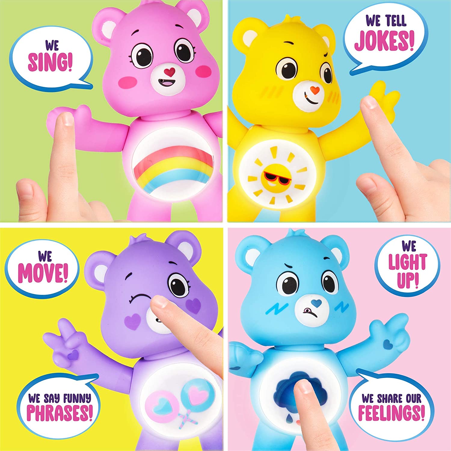 Care Bears Cheer Bear Interactive Collectible Figure - 3