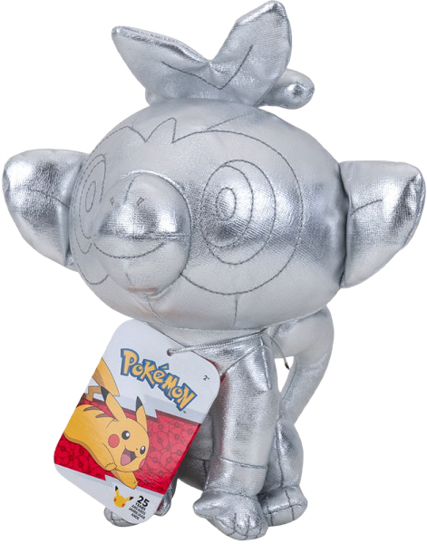 Pokemon 25th Anniversary Silver Grookey Gosedjur 20cm