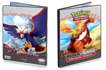 Pokemon Black & White Emerging Power A4 Portfolio Pärm