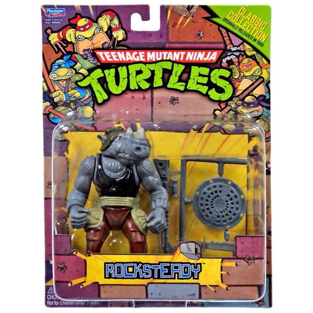 Teenage Mutant Ninja Turtles Rocksteady Action Figure 10cm