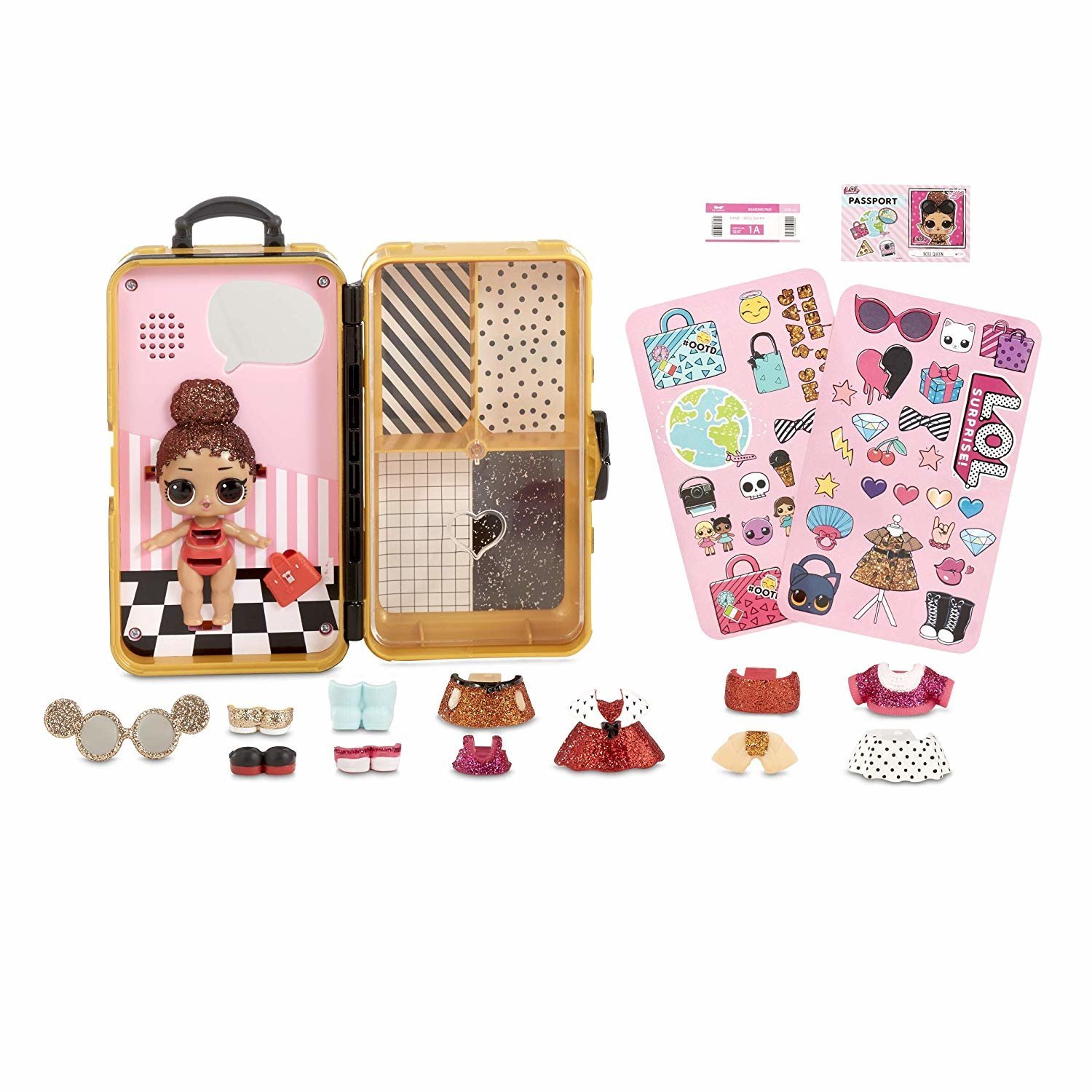 L.O.L. Surprise Style Suitcase Electronic Playset Boss Queen - 2