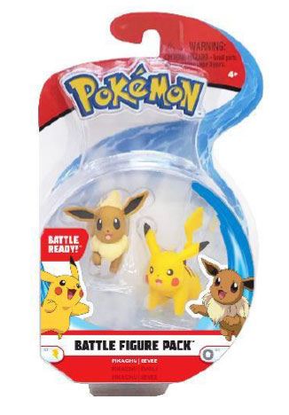 Pokemon Battle Figure Eevee & Pikachu