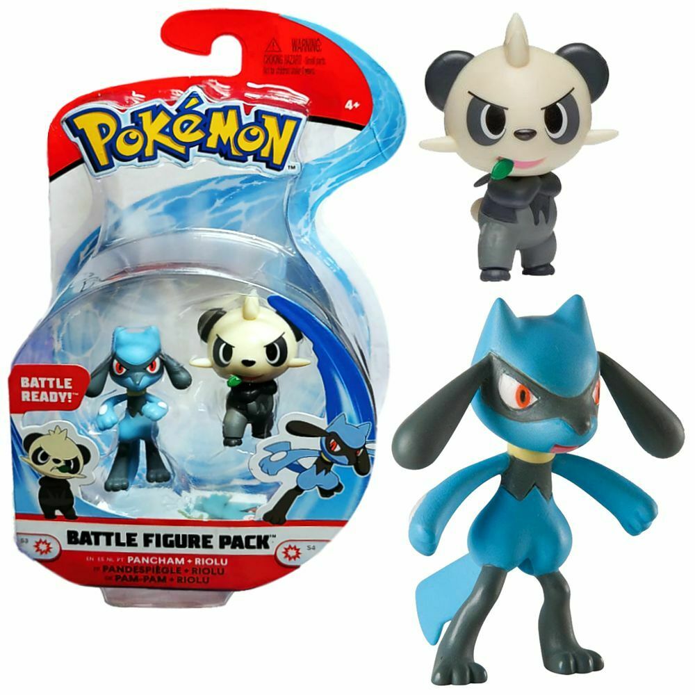 Pokemon Battle Figure Pancham & Riolu
