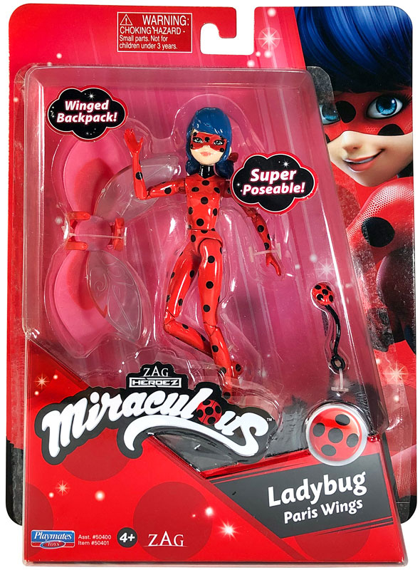 Miraculous Ladybug Paris Wings Action Figure 12cm