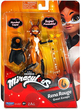 Miraculous Rena Rouge Great Escape Action Figure 12cm