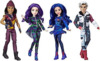 Descendants 3 Isle of The Lost Collection 4 Pack Dolls
