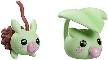 Digimon Minomon & Leafmon Figur