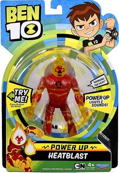 Ben 10 Deluxe Power Up Heatblast Action Figur