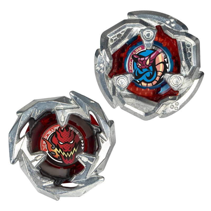 Beyblade X Dual Pack Tail Viper 5-80O och Sword Dran 3-60F - 2