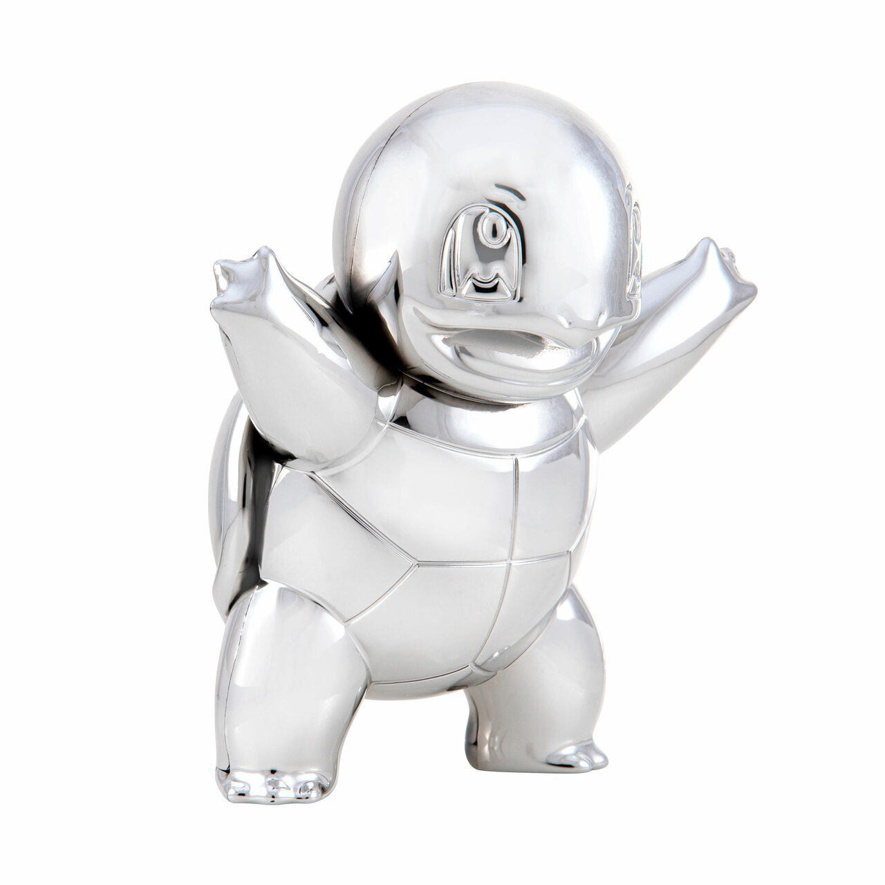 Pokemon 25th Anniversary Celebration Silver Squirtle Figure - 2