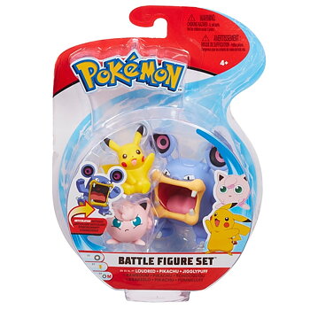 Pokemon Battle 3 Pack Pikachu, Loudred & Jigglypuff