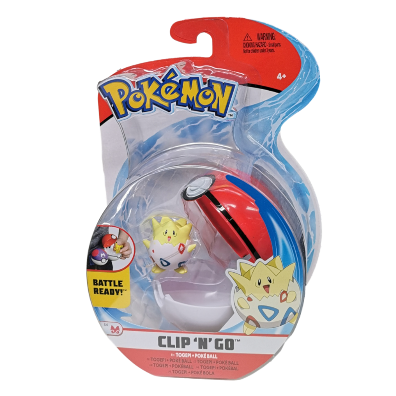 Pokemon Clip N Go Togepi & Poke Ball - Carsmästaren