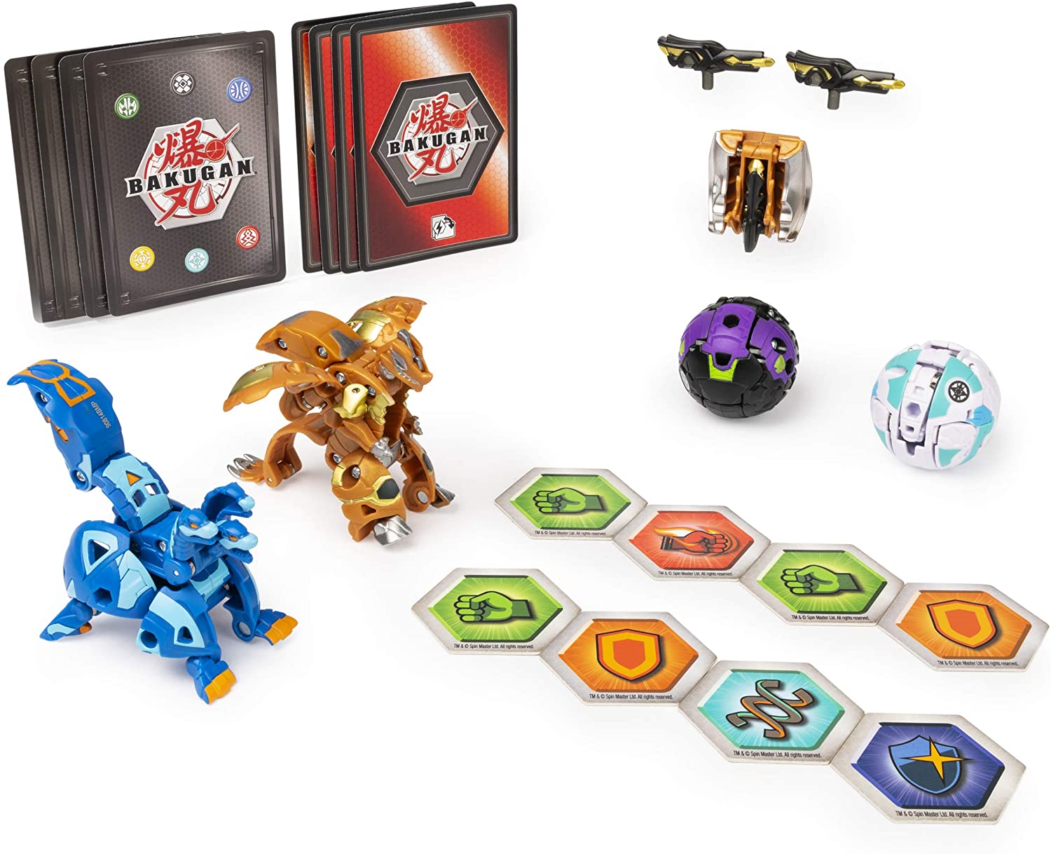 Bakugan Baku-Gear 4-Pack Ultra Dragonoid & Ultra Howlkor - 2