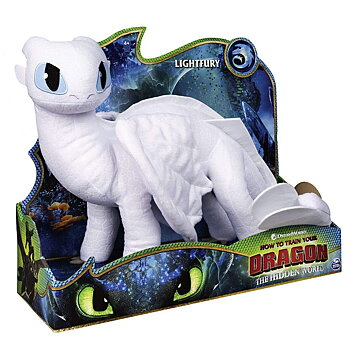 Dreamworks Dragons Lightfury Dragon Deluxe Gosedjur 36cm