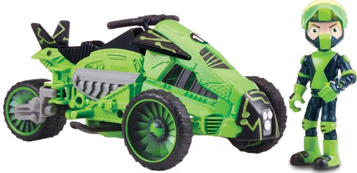 Ben 10 Bens Rustbuggy Transforming Omni-Cycle