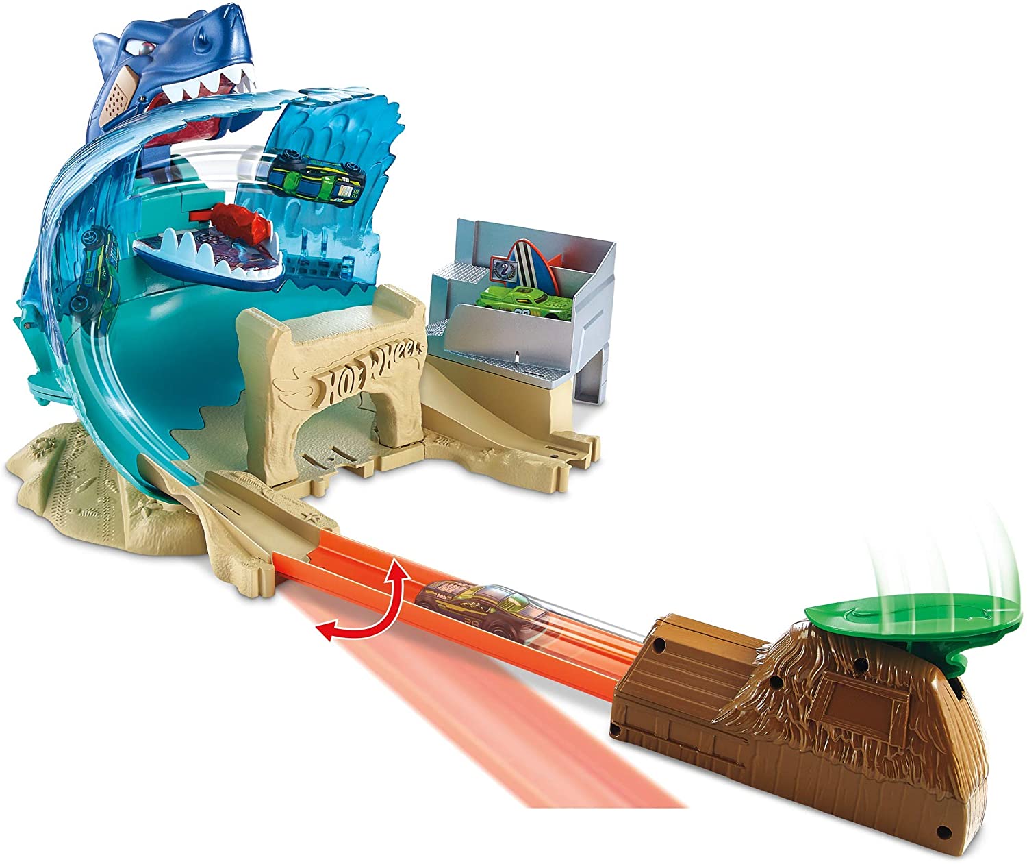  Hot Wheels Shark Beach Battle Play Set - 2