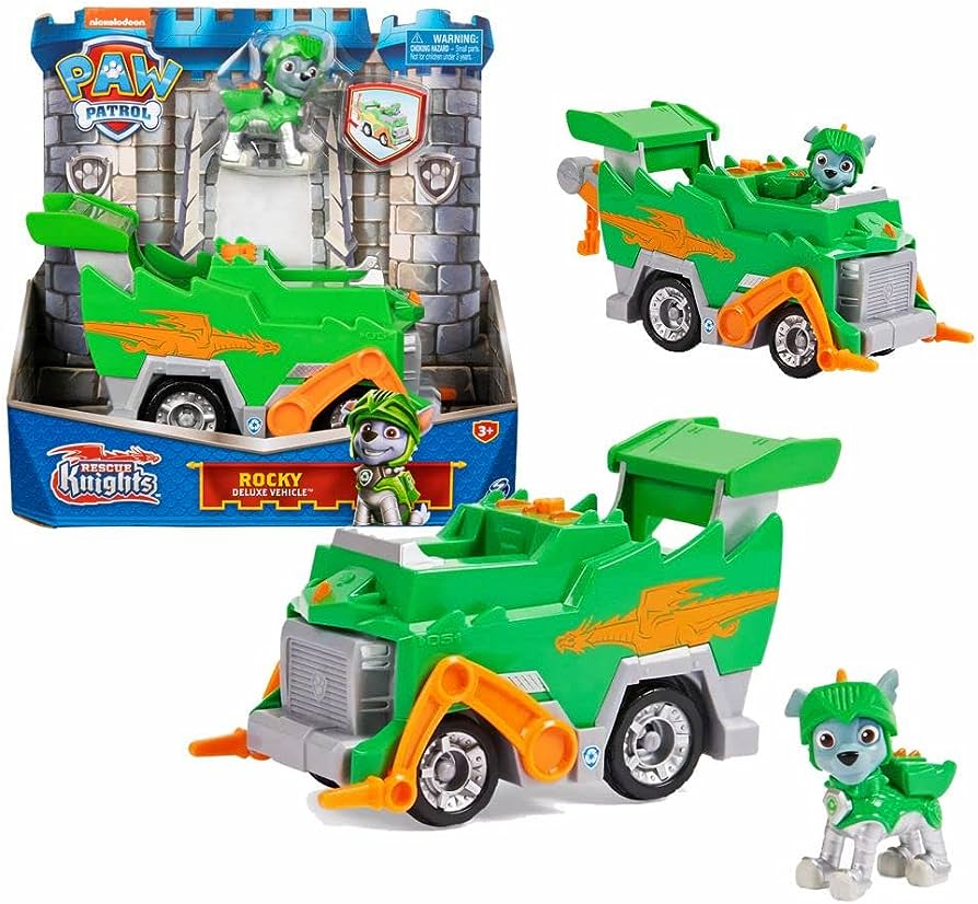 Paw Patrol Knights Deluxe Rocky