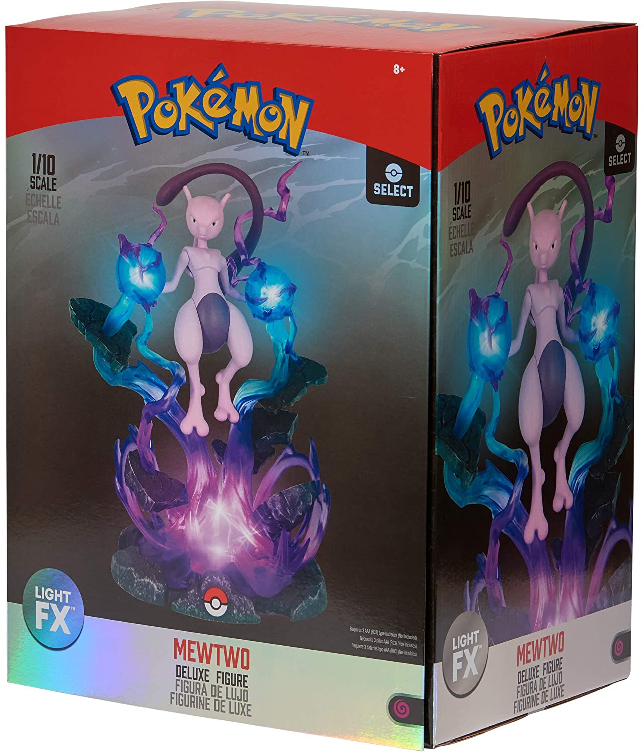 Pokémon Light-Up Deluxe Statue Mewtwo 25 cm - 2