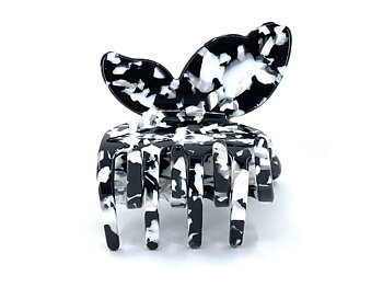 Charisma Butterfly Hairclip Big Black Marble