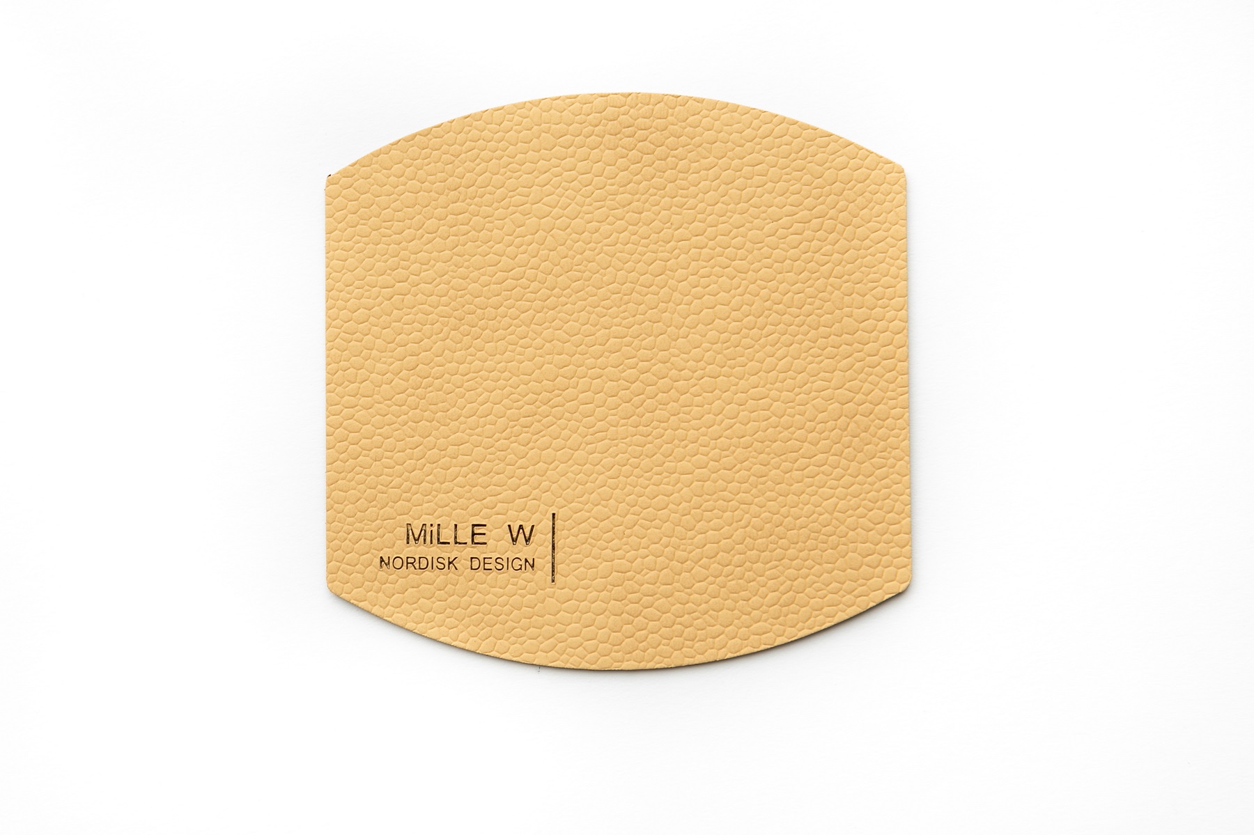 Mille W Glasunderlägg Elips Beige