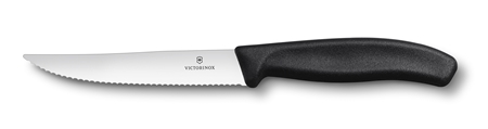 Victorinox Pizzakniv Tandad Svart