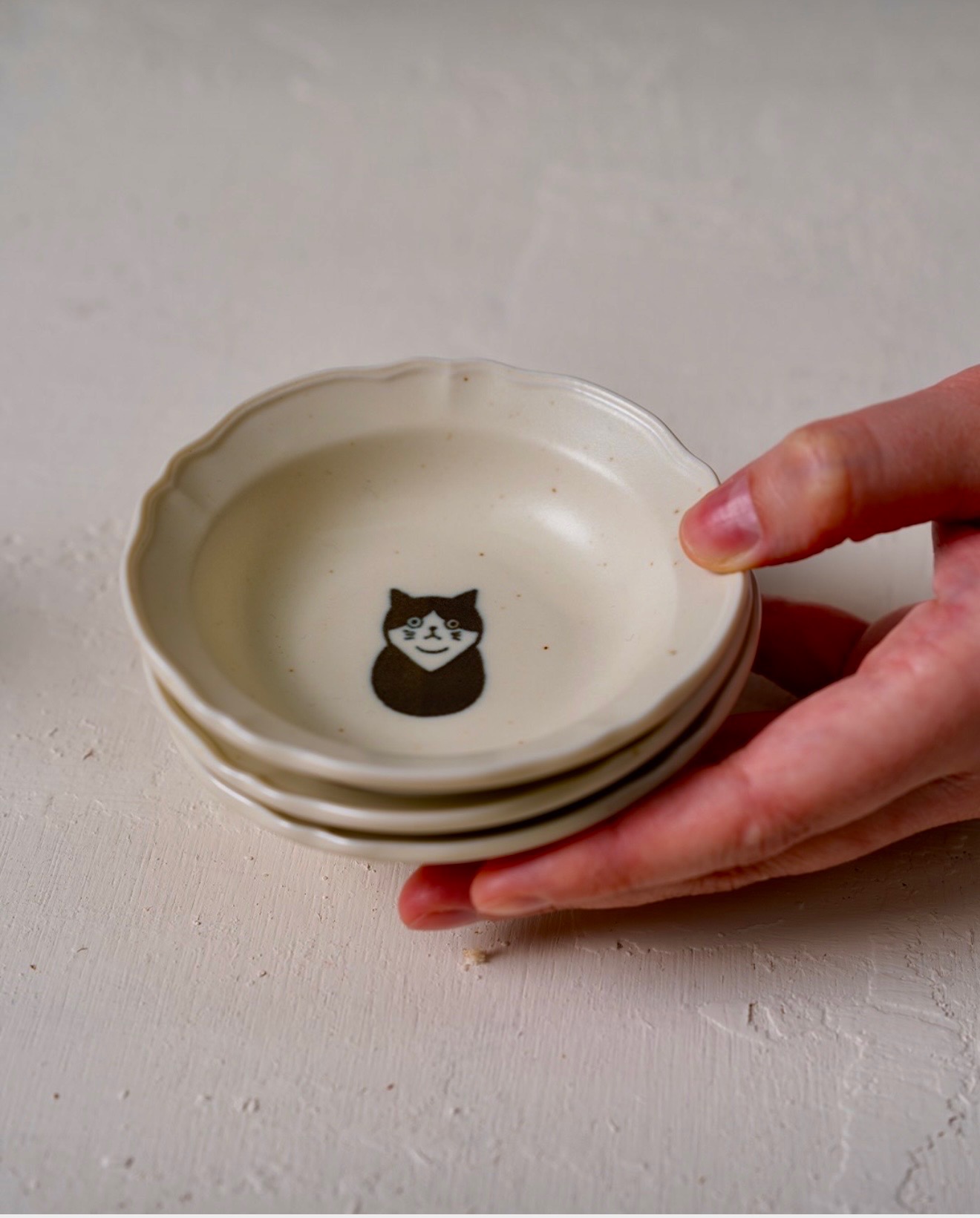 Tokyo Neko Maruke Cat Dora Svart Skål - 5