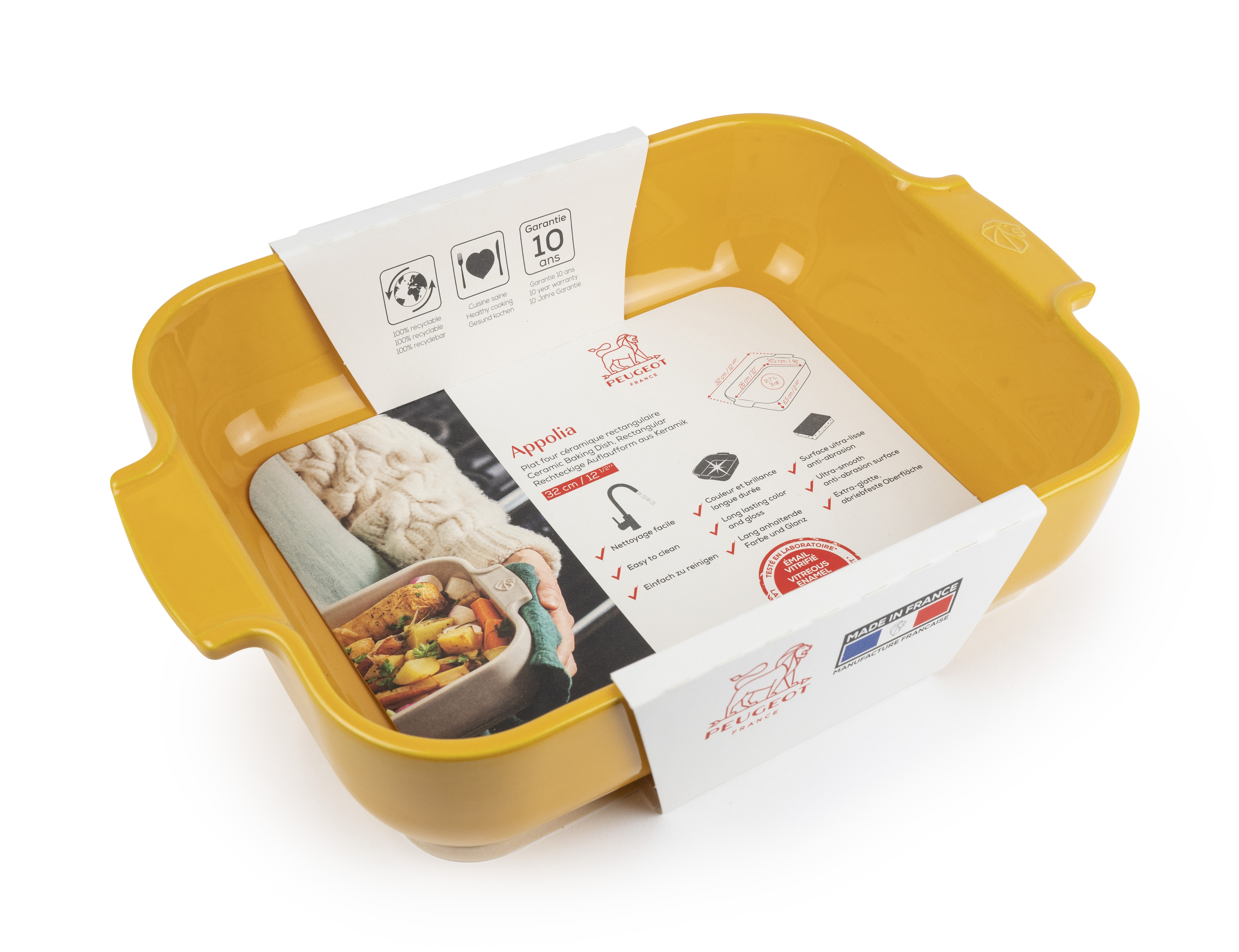Peugeot Appolia Ugnsform Rektangulär 32 cm Saffron - 2