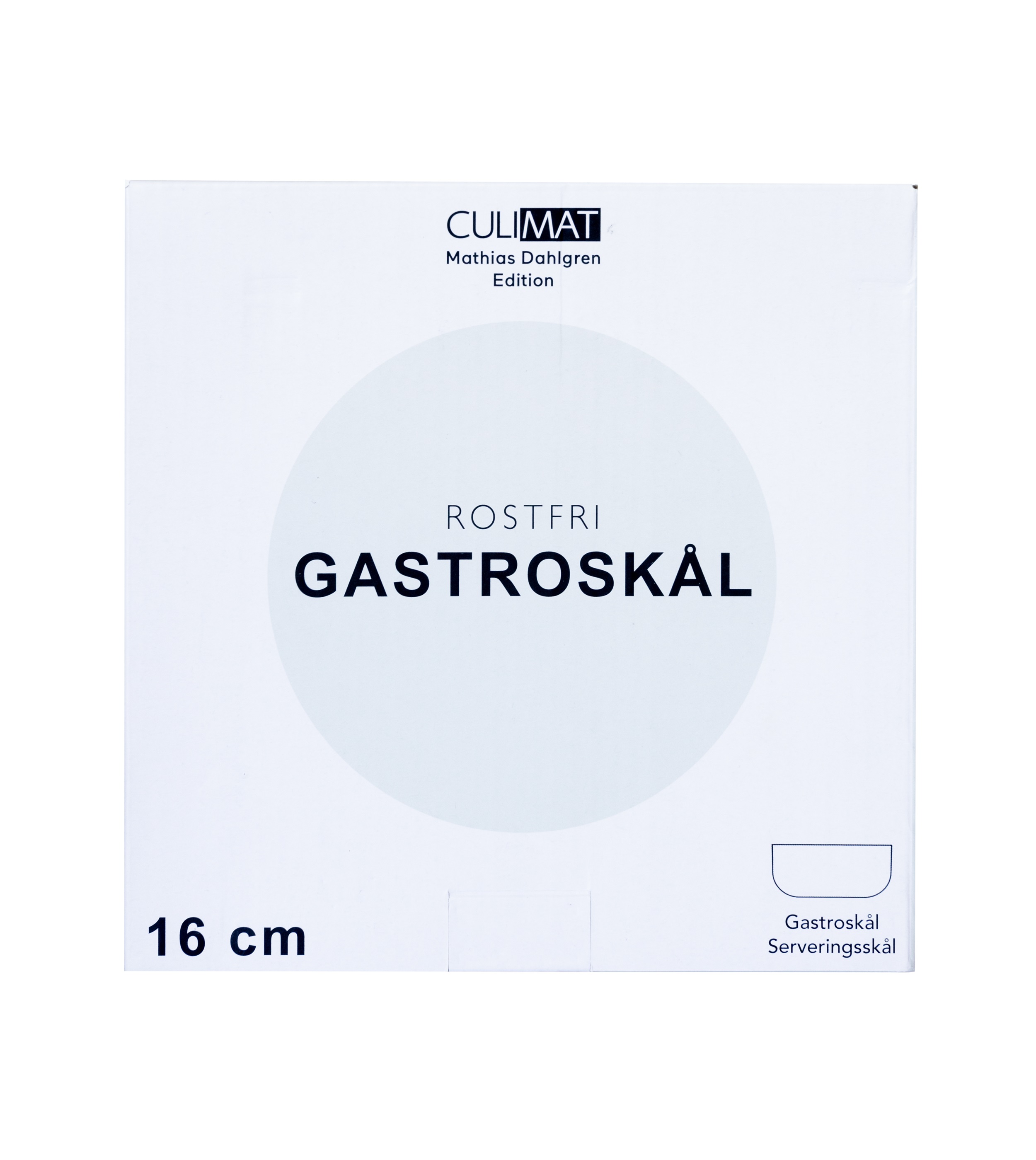 Culimat MD Gastroskål Rostfri 16 cm - 3