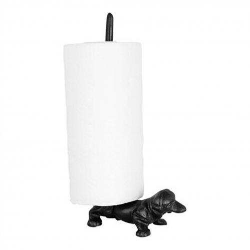 Hund Köksrullehållare Svart Järn - 2