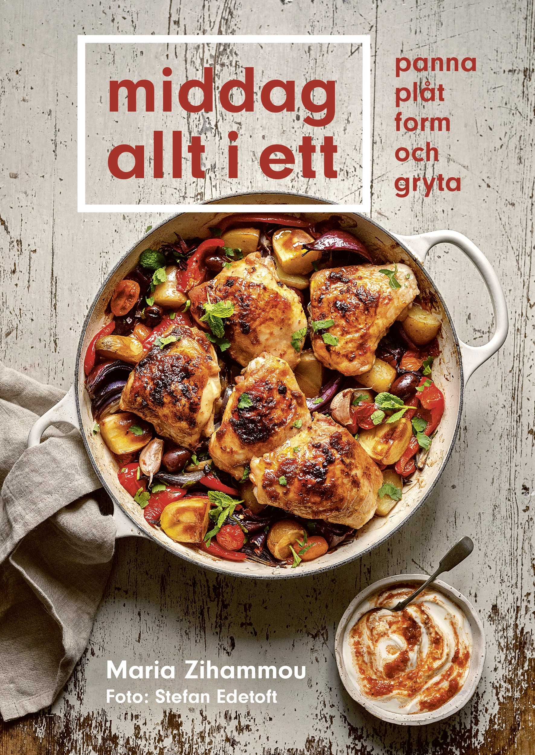 Kokbok Middag allt i ett, Maria Zihammou, Signerad!