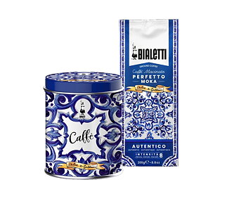 Bialetti Dolce & Gabbana  Mokakaffe Plåtburk Blå