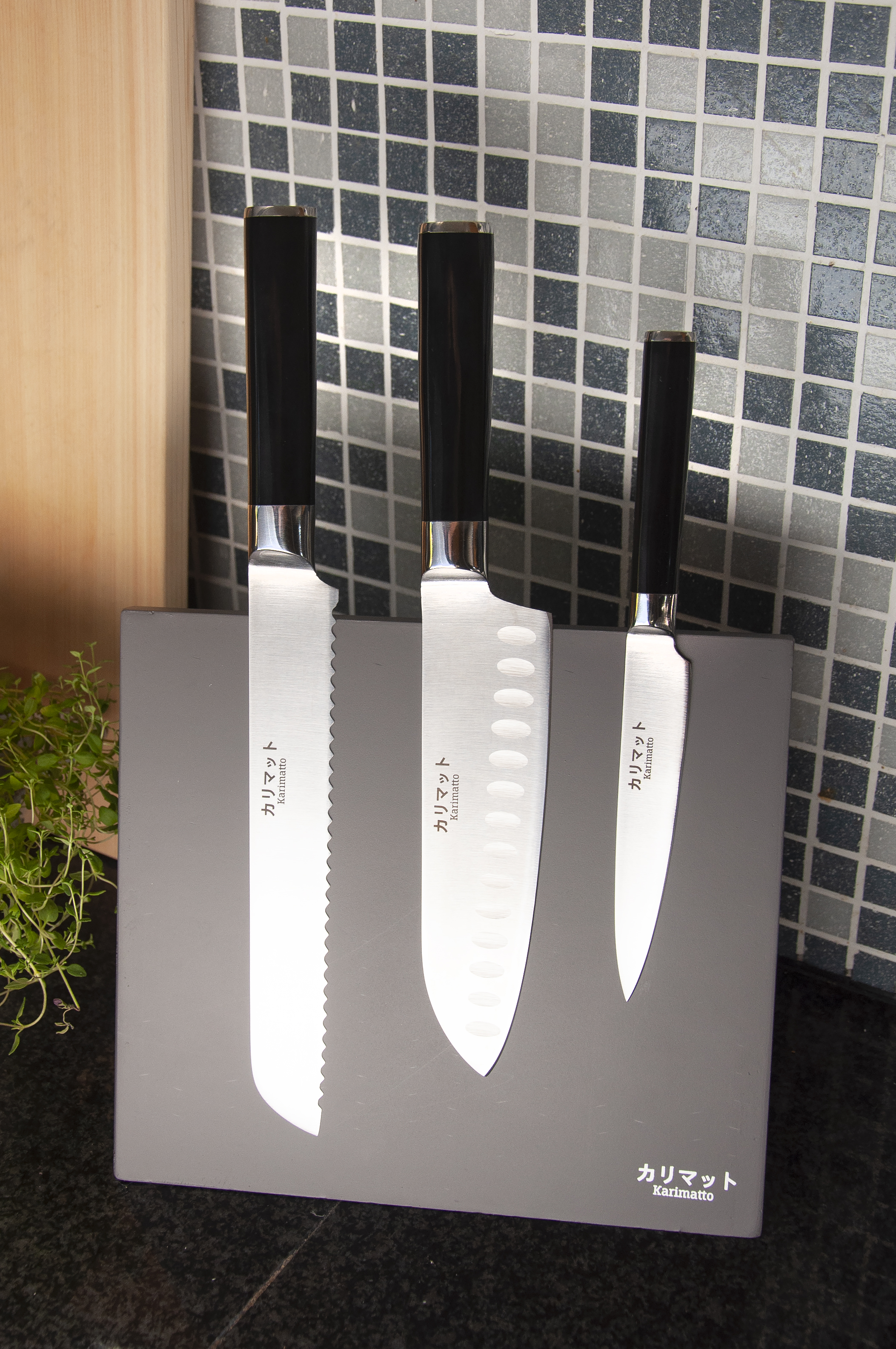 Karimatto Santokukniv 17,5 cm - 2