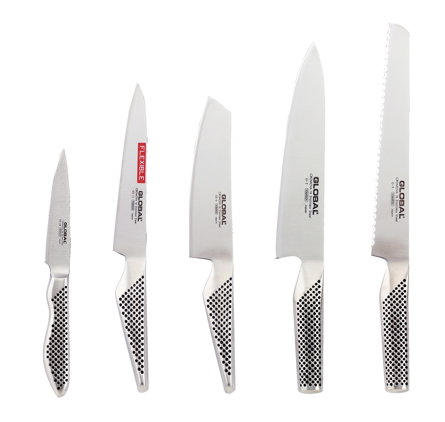 Global G-2951138 Knivset Fem Knivar