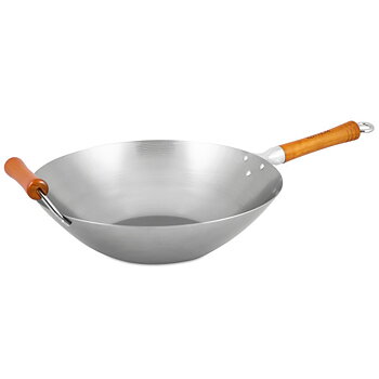 Ken Hom Excellence Wok Kolstål Två handtag 32 Cm