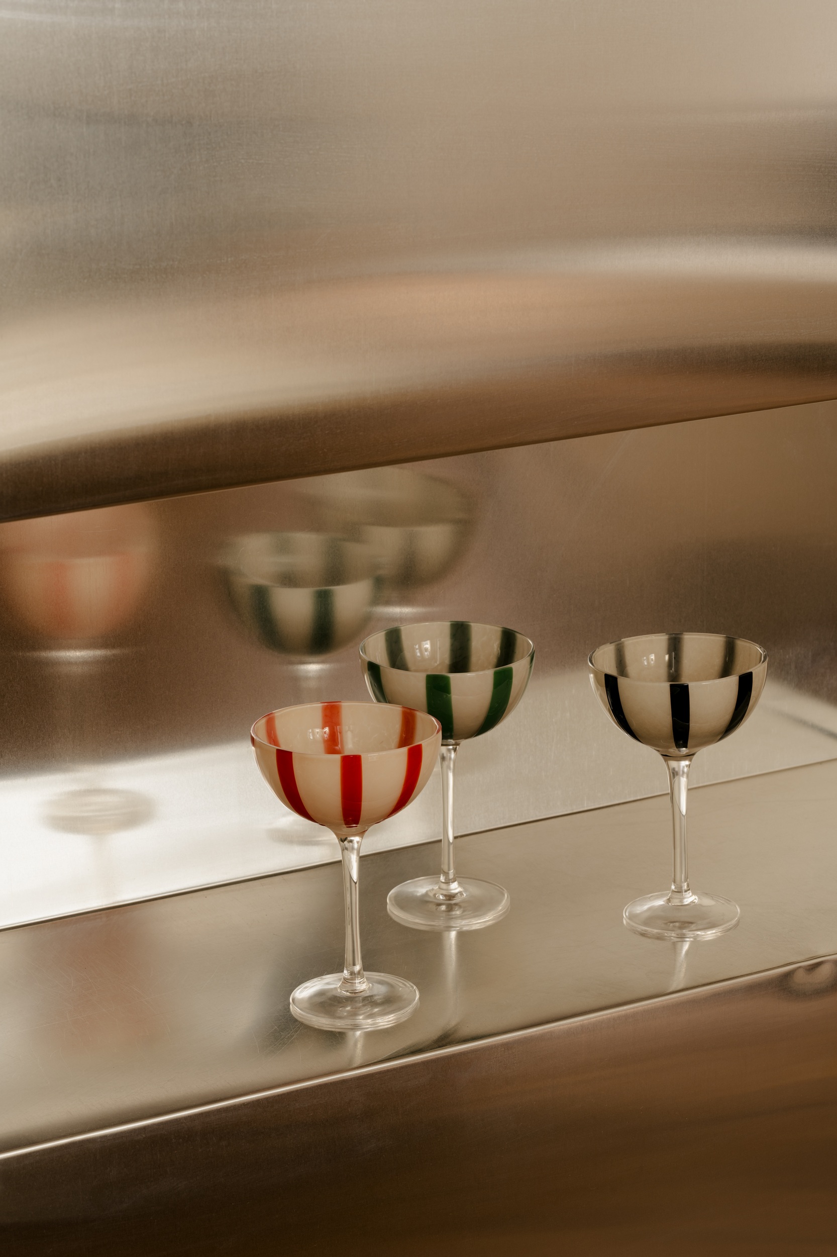 Ziggy Cocktailglas grön - 4