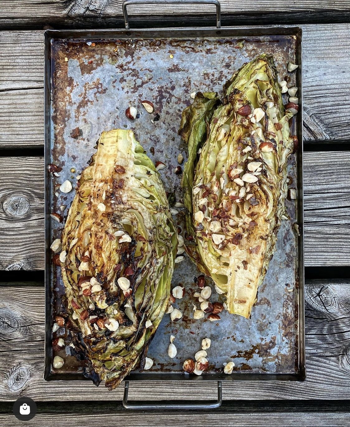 Spetskål med citron & hasselnötsmajonäs