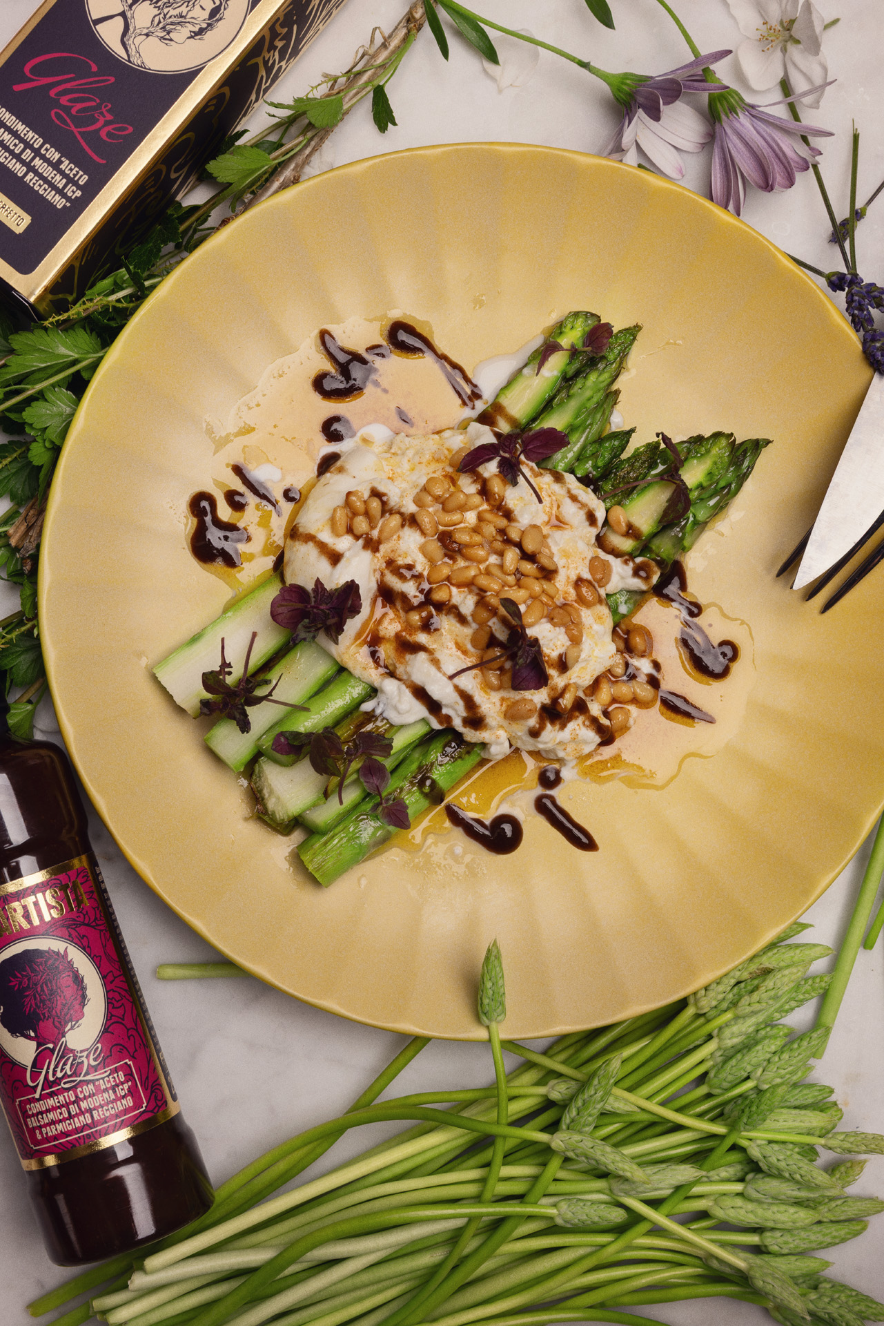 Grillad sparris med Dell´Artista Glaze