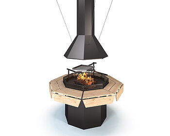Grill med skorsten Nordkapp S6 / S8