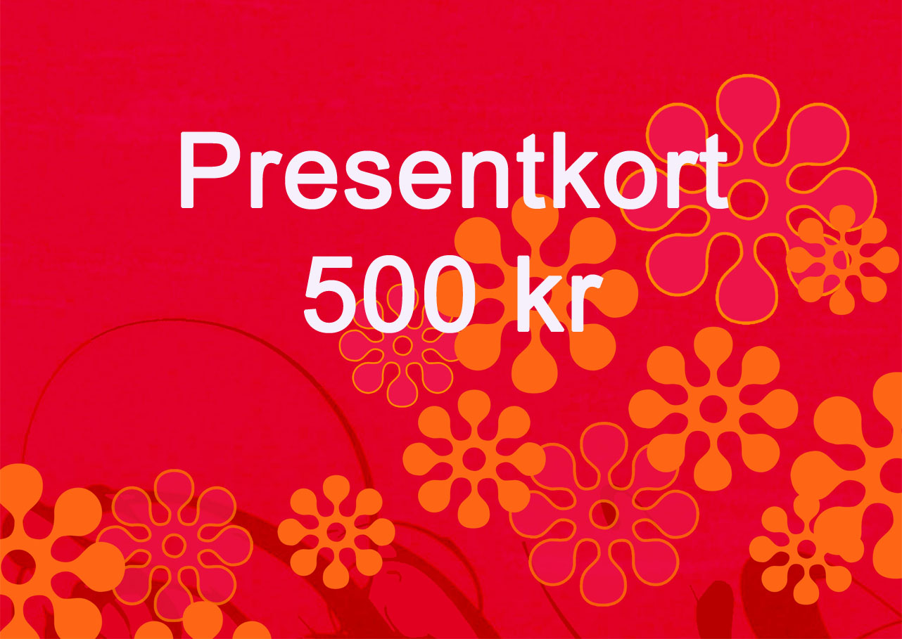 Presentkort 500 kr