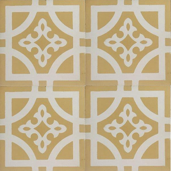 Marokkansk flise Madrid. beige hvid