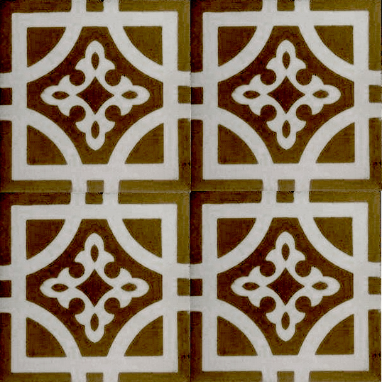 Azulejo marroquino Madrid Chocolate
