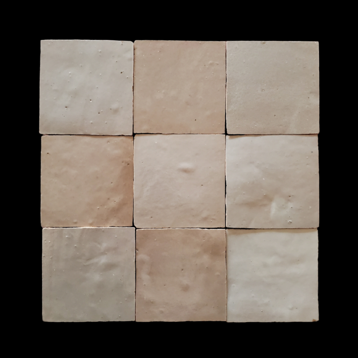 Zellige azulejo CHELSEA MAUVE, el azulejo beige suave perfecto - 5