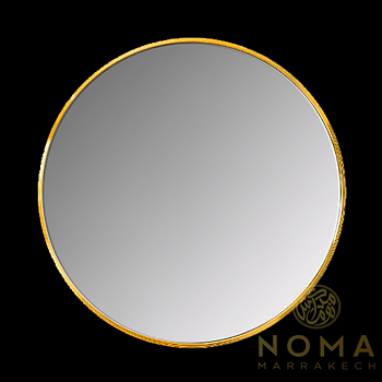 Mässingsspegel Rund