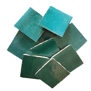 Zellige kakel COPPER TURKOISE