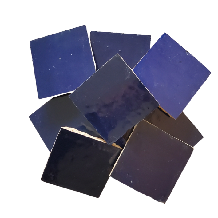 Zellige azulejo GLOOMY AZUL