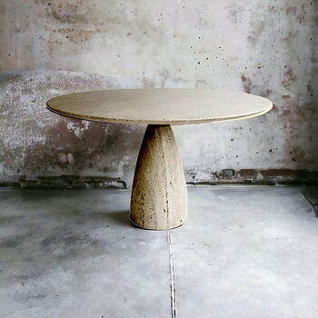 Table pilier Travertin